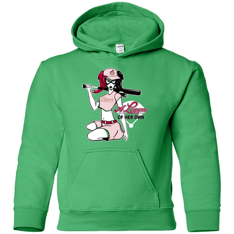 Sweatshirts Irish Green / YS League of Her Own Youth Hoodie
