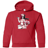 Sweatshirts Red / YS League of Her Own Youth Hoodie
