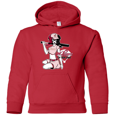Sweatshirts Red / YS League of Her Own Youth Hoodie