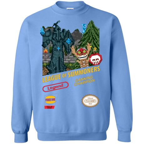 Sweatshirts Carolina Blue / Small League of Summoners Crewneck Sweatshirt