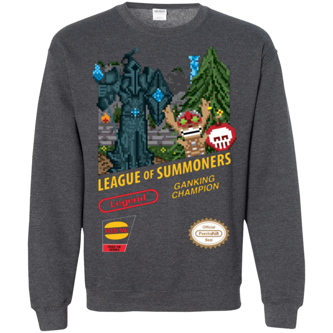 Sweatshirts Dark Heather / Small League of Summoners Crewneck Sweatshirt