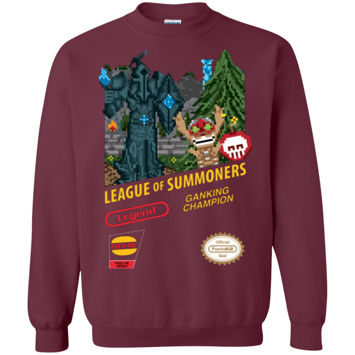 Sweatshirts Maroon / Small League of Summoners Crewneck Sweatshirt