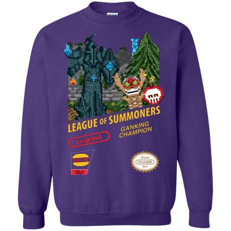 Sweatshirts Purple / Small League of Summoners Crewneck Sweatshirt