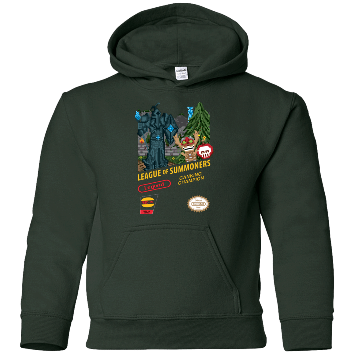 Sweatshirts Forest Green / YS League of Summoners Youth Hoodie