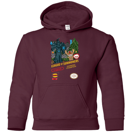 Sweatshirts Maroon / YS League of Summoners Youth Hoodie
