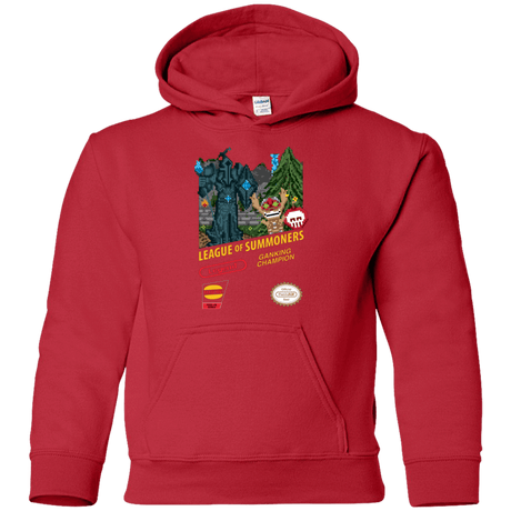Sweatshirts Red / YS League of Summoners Youth Hoodie