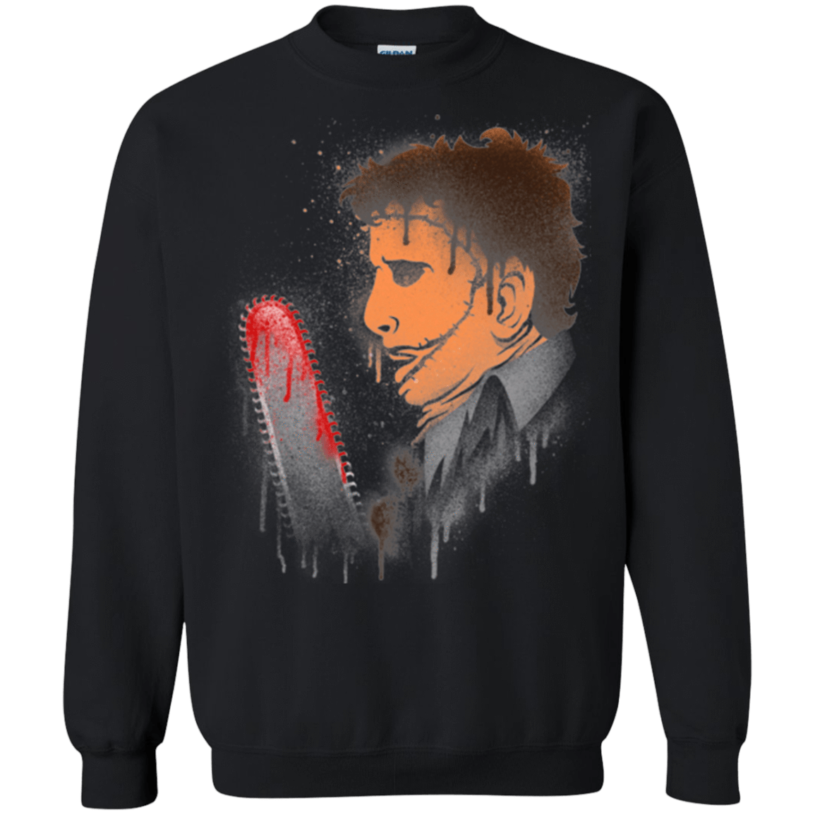 Sweatshirts Black / Small Leatherface Crewneck Sweatshirt