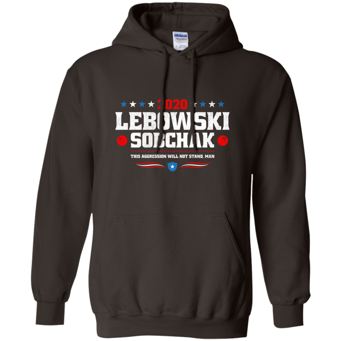 Sweatshirts Dark Chocolate / Small Lebowski Sobchak Pullover Hoodie