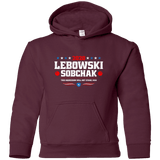 Sweatshirts Maroon / YS Lebowski Sobchak Youth Hoodie