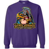 Sweatshirts Purple / Small Leeroy Jenkins Crewneck Sweatshirt