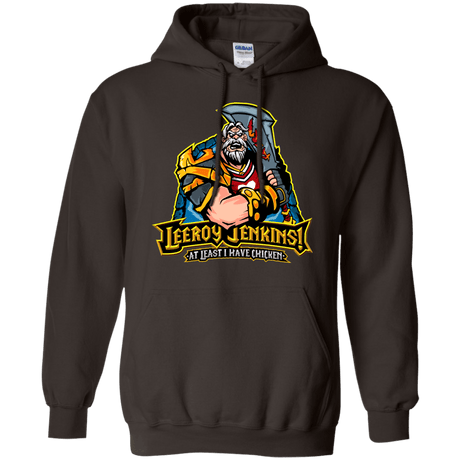 Sweatshirts Dark Chocolate / Small Leeroy Jenkins Pullover Hoodie