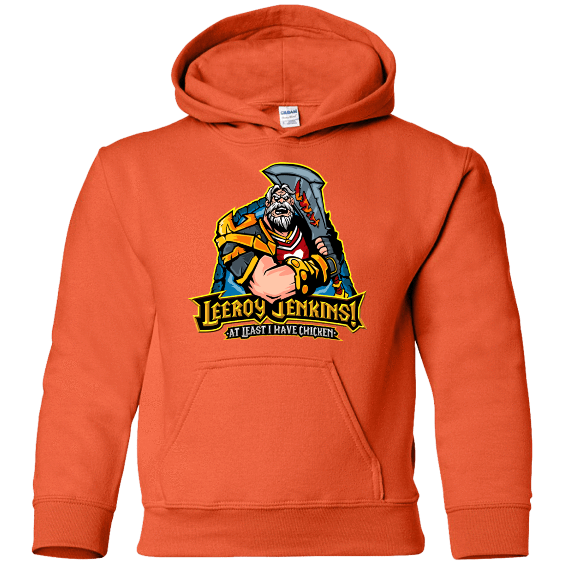 Sweatshirts Orange / YS Leeroy Jenkins Youth Hoodie