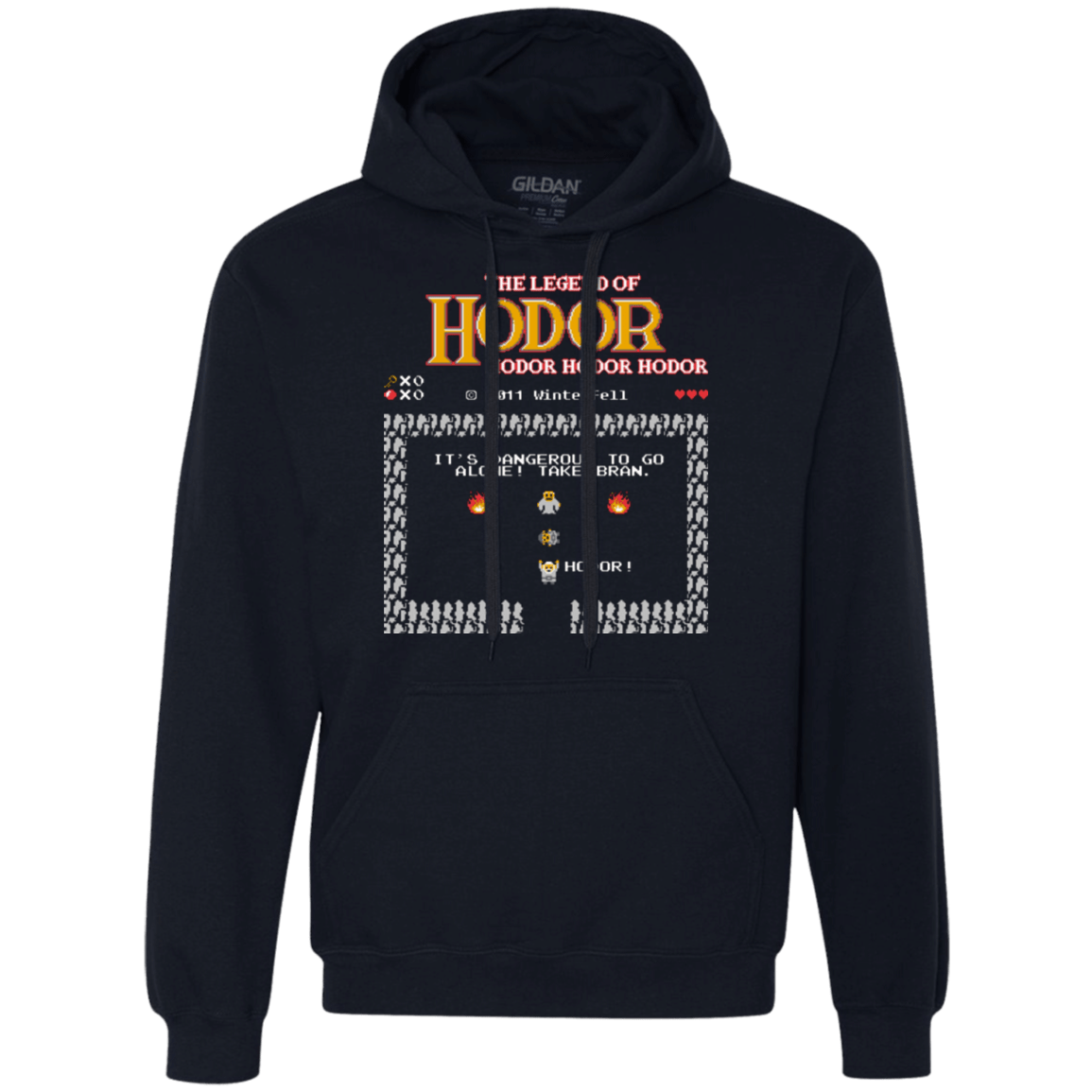 Sweatshirts Navy / Small Legend of Hodor Premium Fleece Hoodie