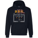 Sweatshirts Navy / Small Legend of Hodor Premium Fleece Hoodie