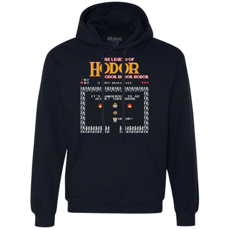Sweatshirts Navy / Small Legend of Hodor Premium Fleece Hoodie