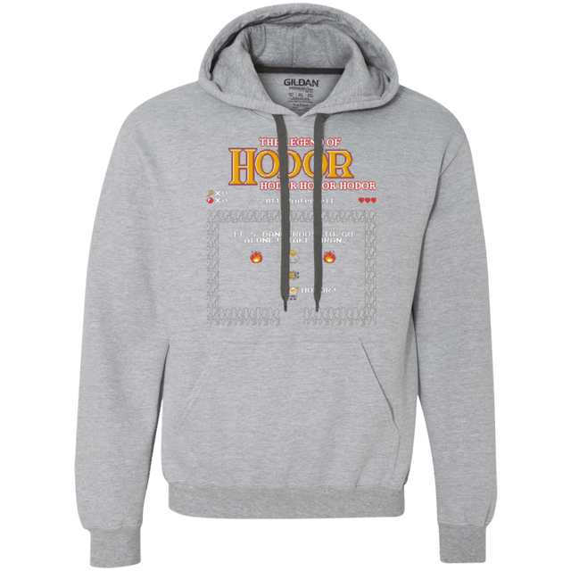 Sweatshirts Sport Grey / Small Legend of Hodor Premium Fleece Hoodie