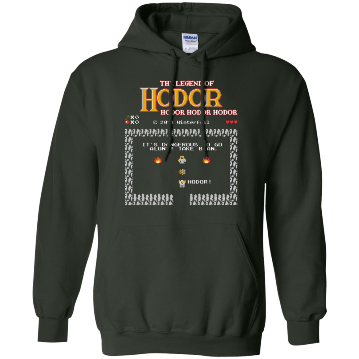 Sweatshirts Forest Green / Small Legend of Hodor Pullover Hoodie