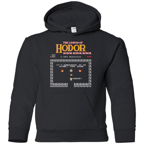 Sweatshirts Black / YS Legend of Hodor Youth Hoodie