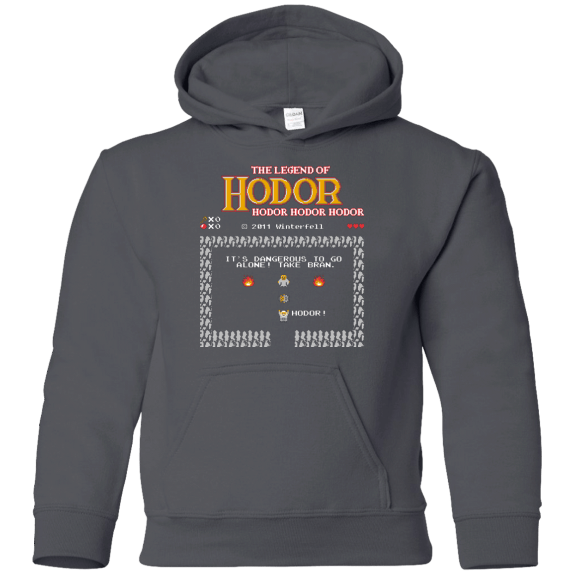 Sweatshirts Charcoal / YS Legend of Hodor Youth Hoodie
