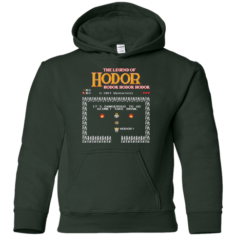 Sweatshirts Forest Green / YS Legend of Hodor Youth Hoodie
