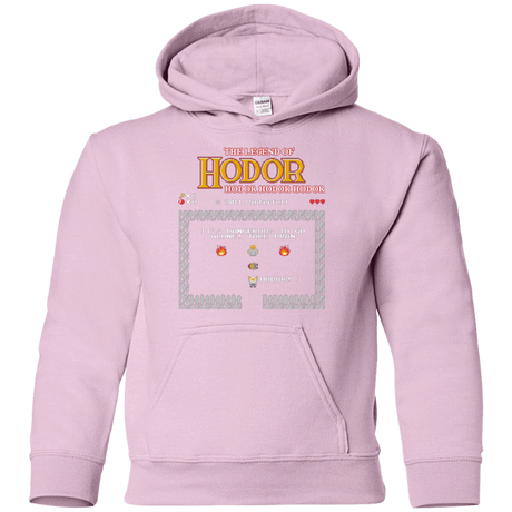 Sweatshirts Light Pink / YS Legend of Hodor Youth Hoodie