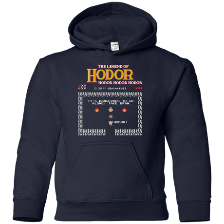 Sweatshirts Navy / YS Legend of Hodor Youth Hoodie