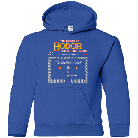 Sweatshirts Royal / YS Legend of Hodor Youth Hoodie