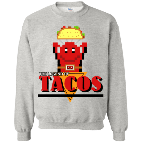 Sweatshirts Ash / Small Legend of Tacos Crewneck Sweatshirt