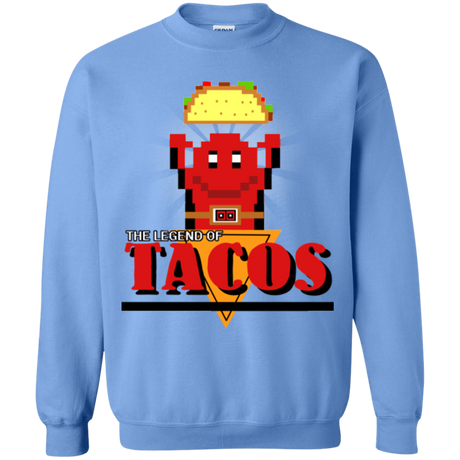 Sweatshirts Carolina Blue / Small Legend of Tacos Crewneck Sweatshirt