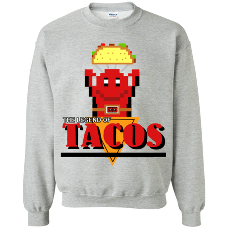 Sweatshirts Sport Grey / Small Legend of Tacos Crewneck Sweatshirt