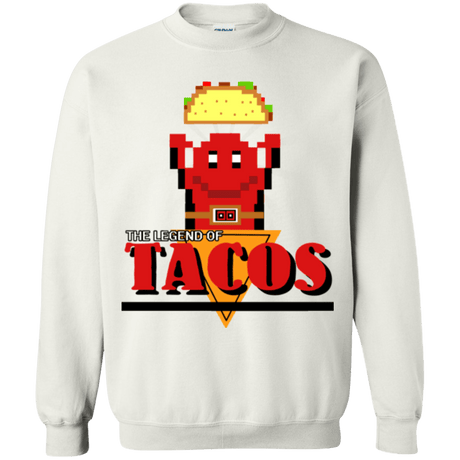 Sweatshirts White / Small Legend of Tacos Crewneck Sweatshirt