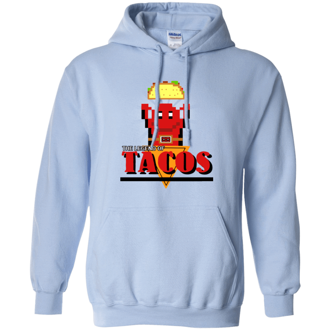 Sweatshirts Light Blue / Small Legend of Tacos Pullover Hoodie