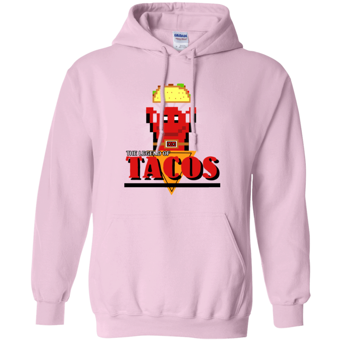 Sweatshirts Light Pink / Small Legend of Tacos Pullover Hoodie