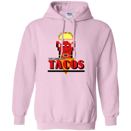 Sweatshirts Light Pink / Small Legend of Tacos Pullover Hoodie