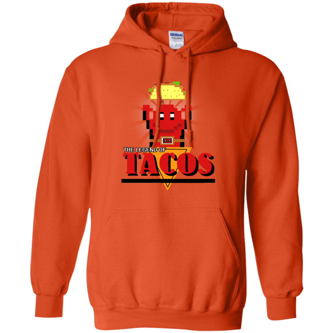 Sweatshirts Orange / Small Legend of Tacos Pullover Hoodie