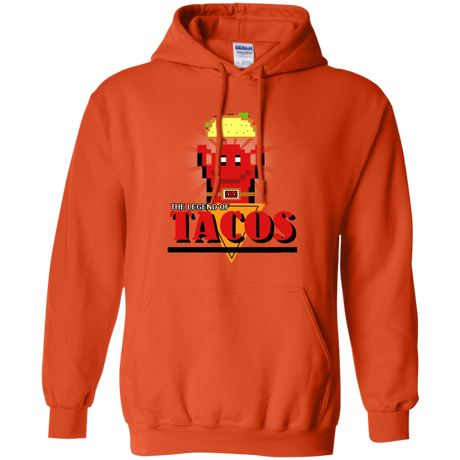 Sweatshirts Orange / Small Legend of Tacos Pullover Hoodie