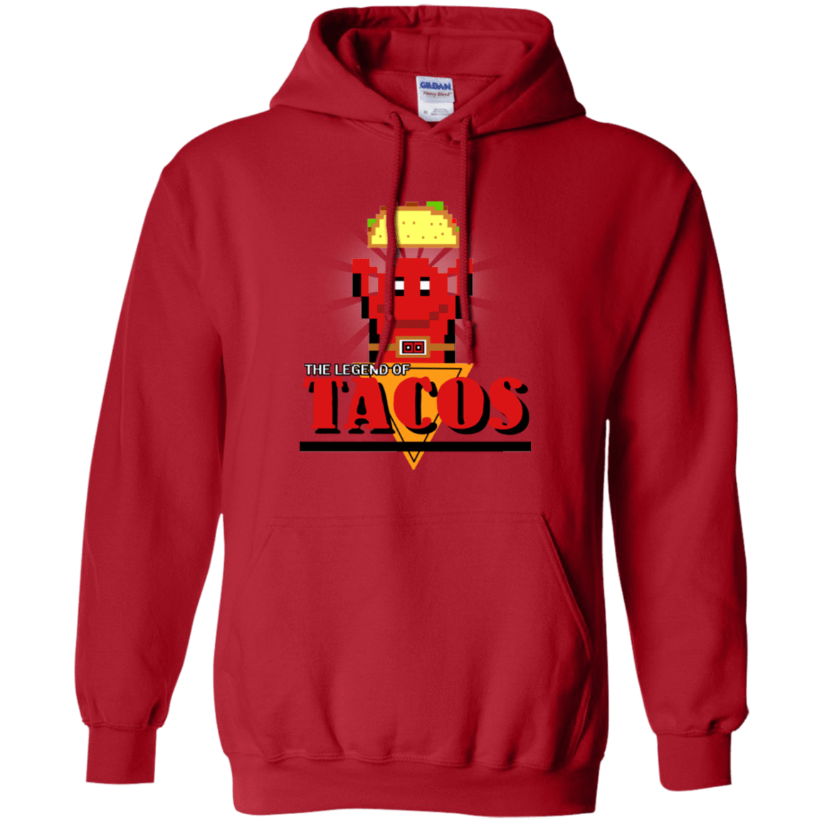 Sweatshirts Red / Small Legend of Tacos Pullover Hoodie