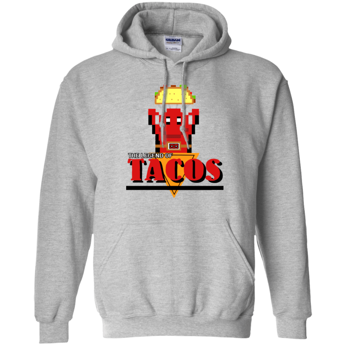 Sweatshirts Sport Grey / Small Legend of Tacos Pullover Hoodie