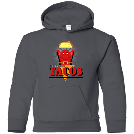 Sweatshirts Charcoal / YS Legend of Tacos Youth Hoodie