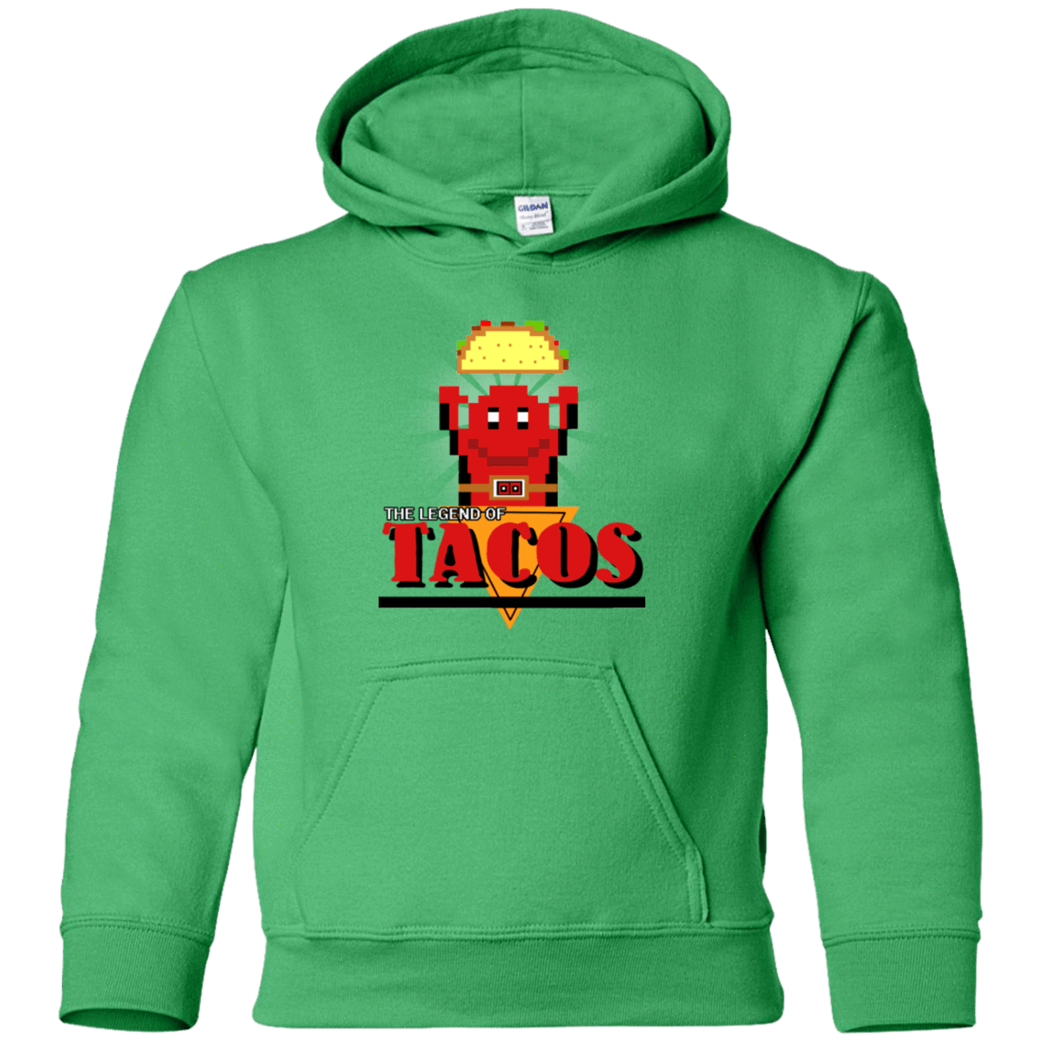 Sweatshirts Irish Green / YS Legend of Tacos Youth Hoodie