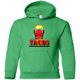 Sweatshirts Irish Green / YS Legend of Tacos Youth Hoodie