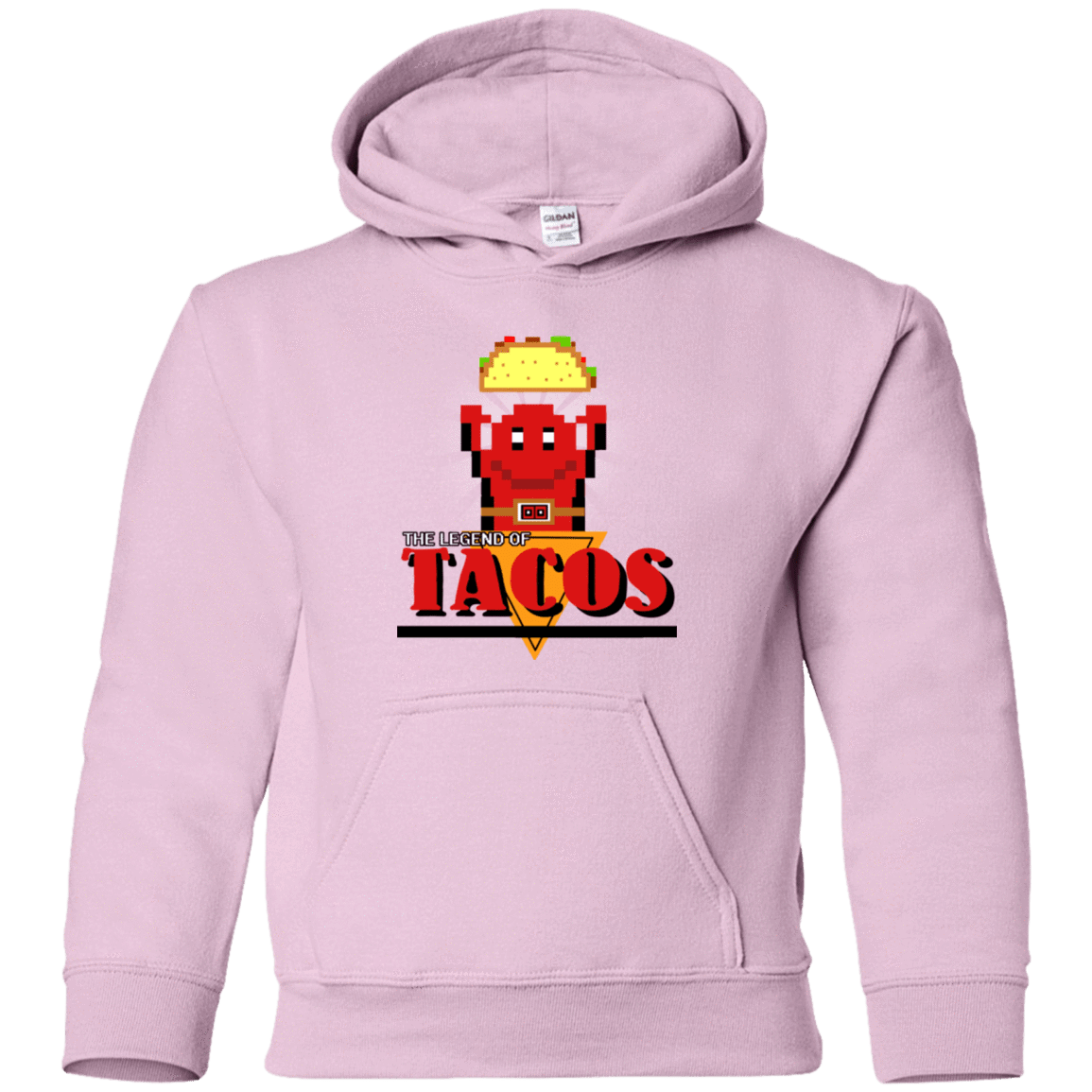 Sweatshirts Light Pink / YS Legend of Tacos Youth Hoodie