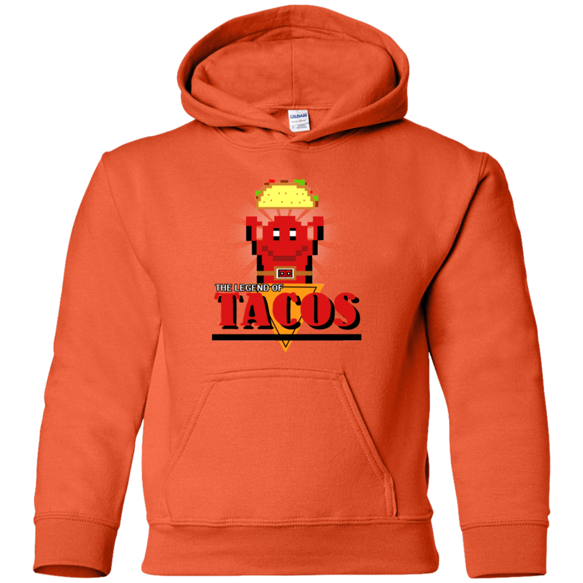 Sweatshirts Orange / YS Legend of Tacos Youth Hoodie