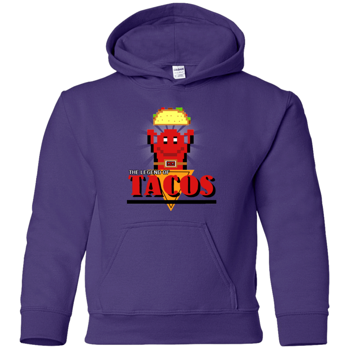 Sweatshirts Purple / YS Legend of Tacos Youth Hoodie