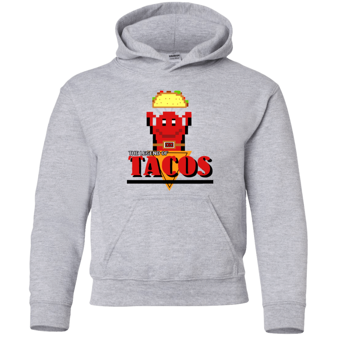 Sweatshirts Sport Grey / YS Legend of Tacos Youth Hoodie
