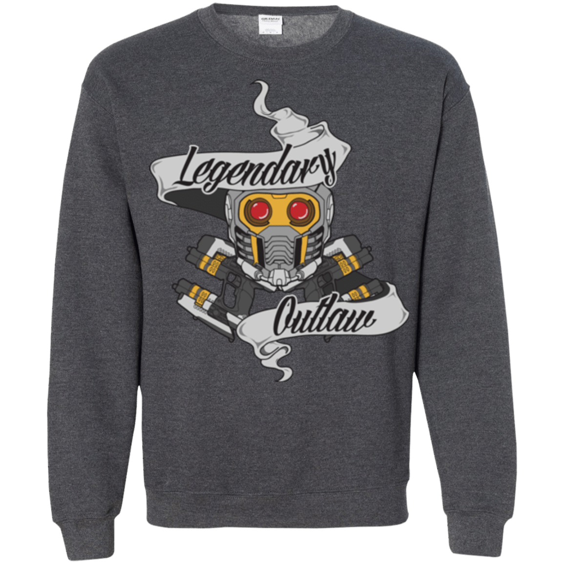 Sweatshirts Dark Heather / Small Legendary Outlaw Crewneck Sweatshirt