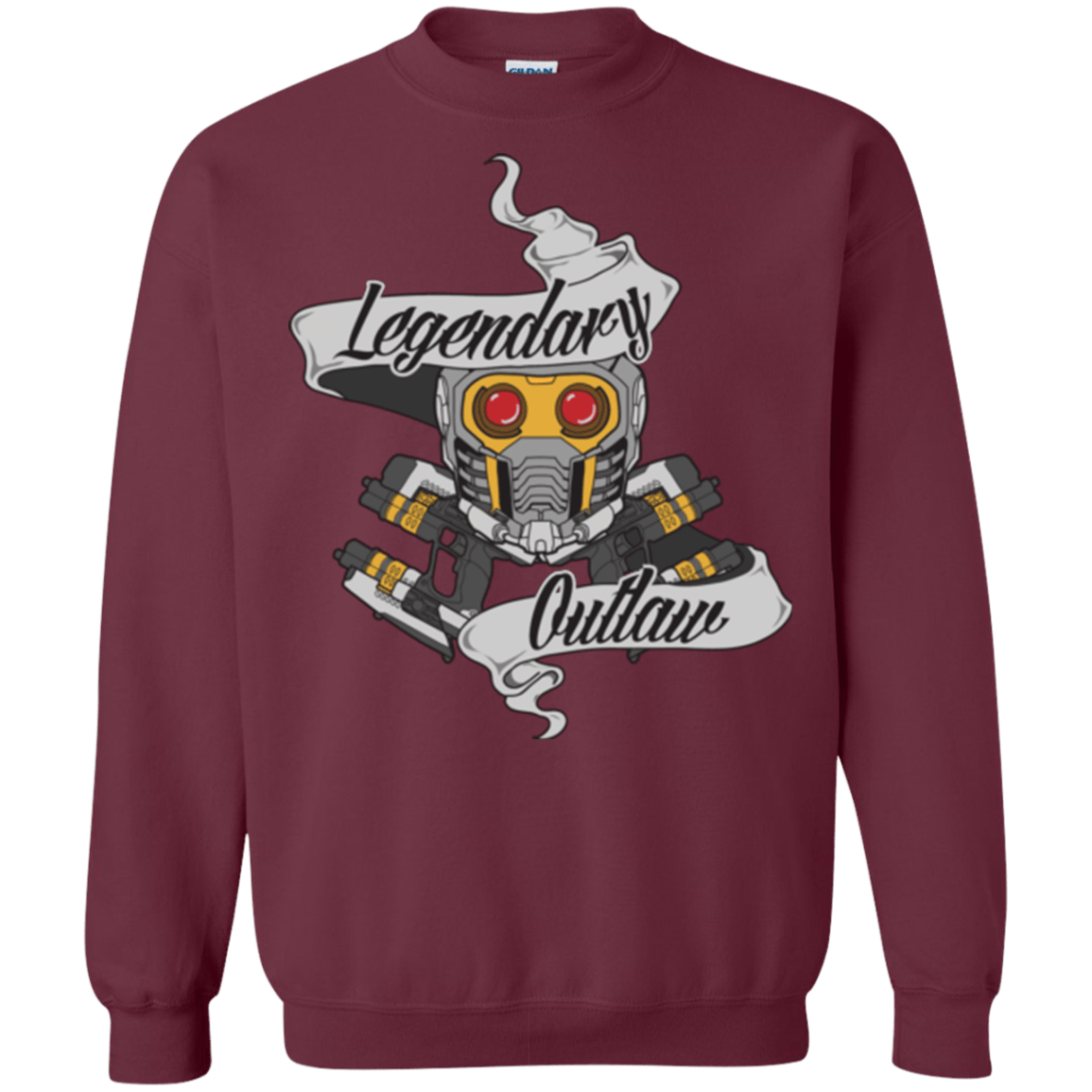 Sweatshirts Maroon / Small Legendary Outlaw Crewneck Sweatshirt
