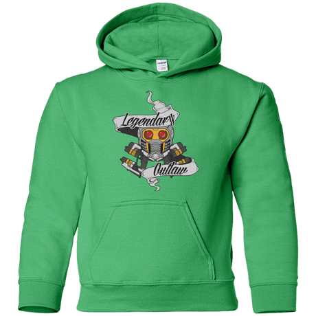 Sweatshirts Irish Green / YS Legendary Outlaw Youth Hoodie