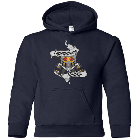 Sweatshirts Navy / YS Legendary Outlaw Youth Hoodie