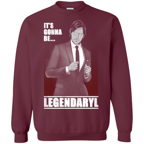 Sweatshirts Maroon / Small Legendaryl Crewneck Sweatshirt